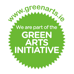 We're part of the The Green Arts Initiative